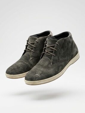 Call It Spring Men's Charcoal Suede Chukka Boots